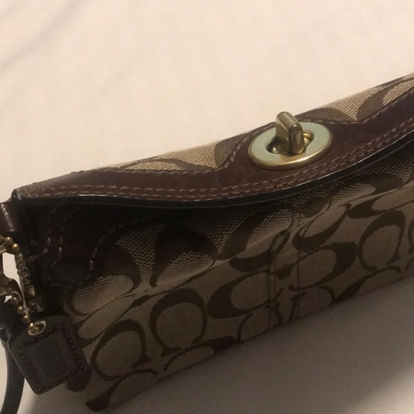 Coach Turn Lock Wristlet - Picture 5 of 5